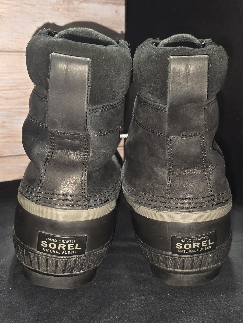 Mens Sorel Cheyanne II Black Waterproof Insulated Winter Snow Rain Duck Boots 11 - Picture 11 of 16